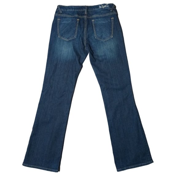 Vigoss Studio Jeans Size 9 10 Womens Juniors The Jagger Boot Cut Dark Wash Denim - Picture 6 of 16